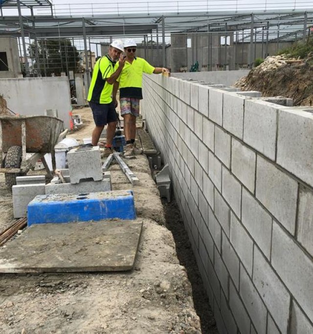 Auswide Masonry block work team