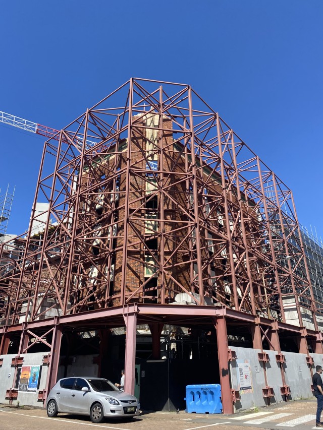 Construction underway in the East End rotated